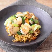 海鮮あんかけ揚げ麺